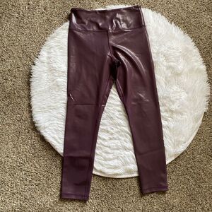 Zyia Leggings Shiny‎ Stretchy Purple Womens Size 6